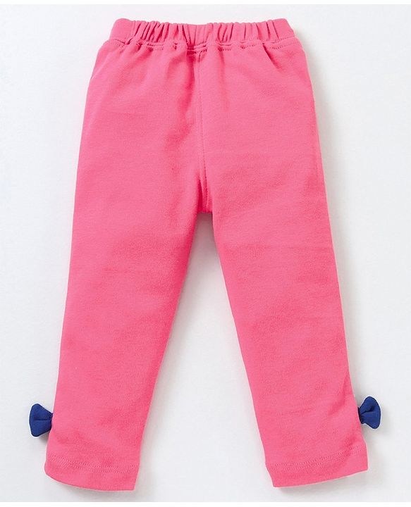 Babyhug Half Sleeves 100% Cotton Onesie with Leggings - Multicolour