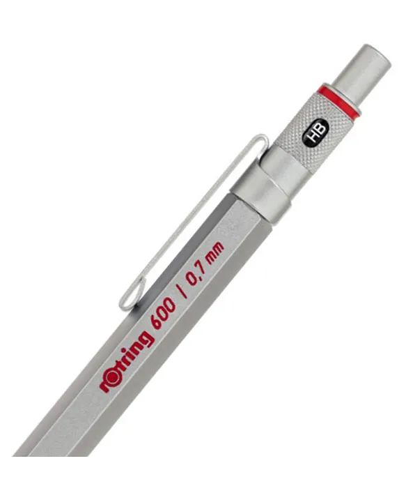 Rotring 600 Silver Mechanical Pencil