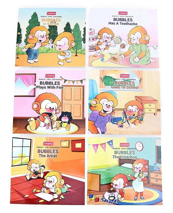 Babyhug The Diaries of Bubbles Volume 2 Story Books Set of 6 - English