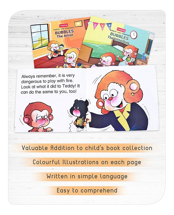Babyhug The Diaries of Bubbles Volume 2 Story Books Set of 6 - English