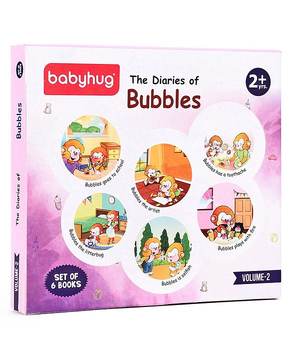 Babyhug The Diaries of Bubbles Volume 2 Story Books Set of 6 - English