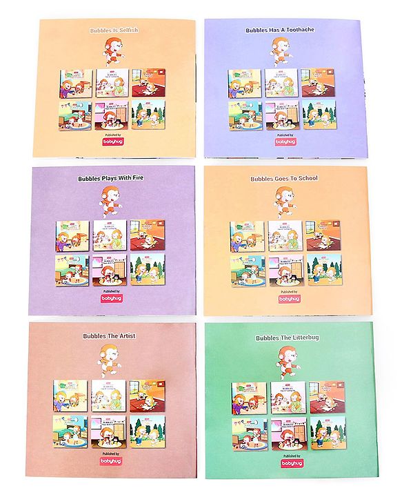 Babyhug The Diaries of Bubbles Volume 2 Story Books Set of 6 - English