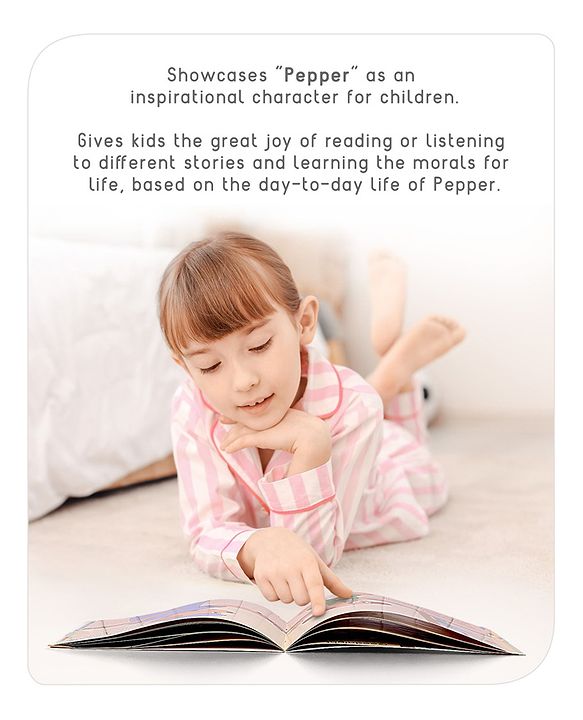Babyhug Story Book of Mr. Pepper's New Learnings, Activities, and Behaviors, Set of 6 - English