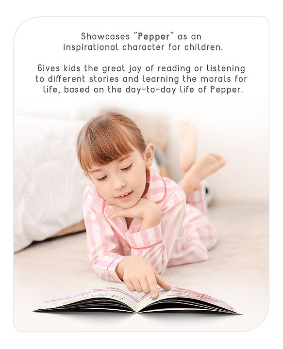 Babyhug Story Book of Mr. Pepper's Daily Activities & Learnings, Set of 6 - English