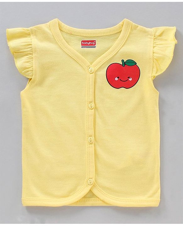 Babyhug Anti Bacterial Cap Sleeves Vests Pack of 5 - Multicolour