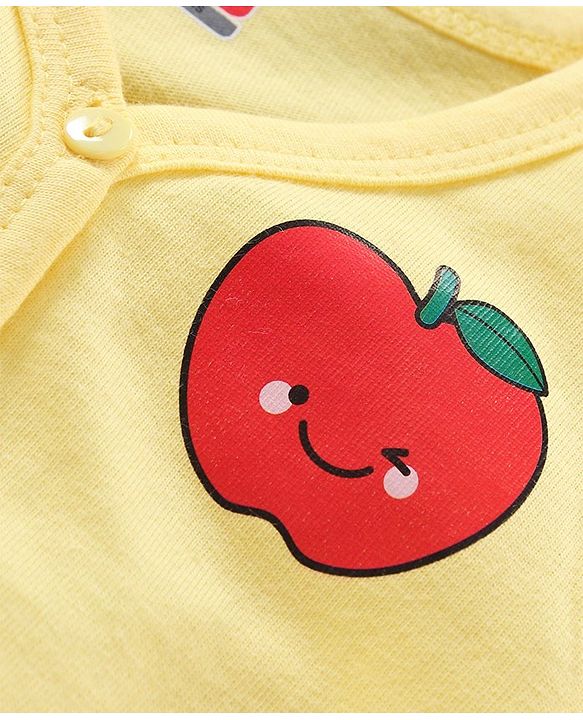 Babyhug Anti Bacterial Cap Sleeves Vests Pack of 5 - Multicolour