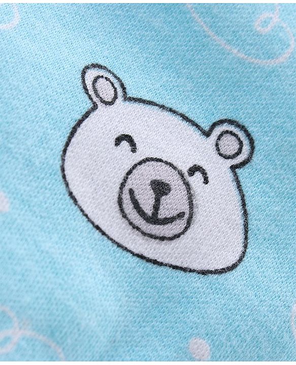 Babyhug Full Sleeves Antibacterial Vests Pack of 3 - Green Blue