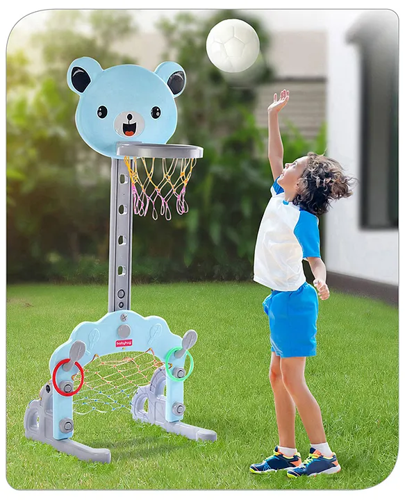 Babyhug 3In1 MultiActivity Playset Blue Online India, Buy Sports Equipment  for (3-8Years) at  - 10098522