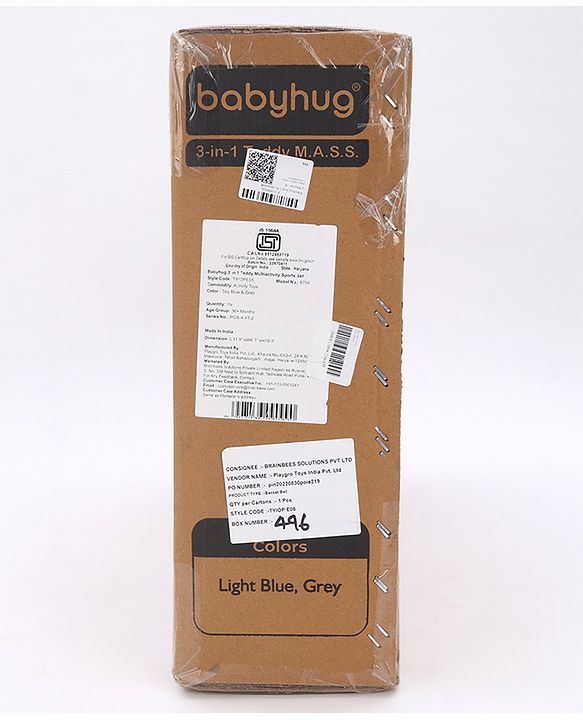 Babyhug 3-In-1 Multi-Activity Playset - Blue