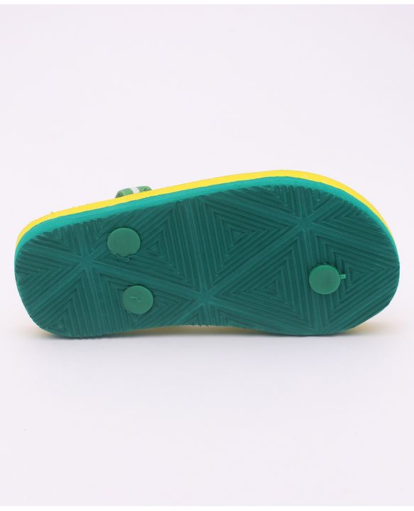 Cute Walk by Babyhug Flip Flops Minion Print - Yellow