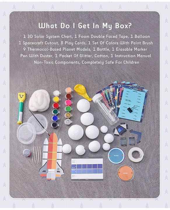 Pine Kids Build Your Own Galaxy DIY Kit - Multicolor