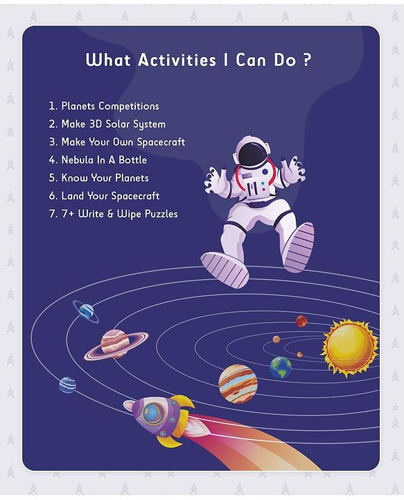 Pine Kids Build Your Own Galaxy DIY Kit - Multicolor