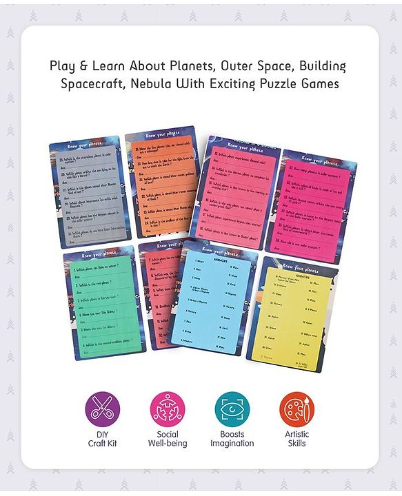 Pine Kids Build Your Own Galaxy DIY Kit - Multicolor