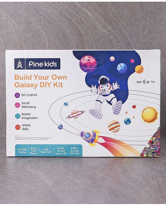 Pine Kids Build Your Own Galaxy DIY Kit - Multicolor