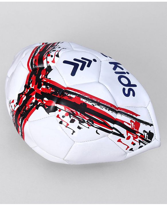 Pine Kids Professional Size - 5 Football - White | High-Quality Stitched Soccer Ball for Boys & Girls | Ideal for Training, Match Play & Practice | Official Size | Long-Lasting Performance