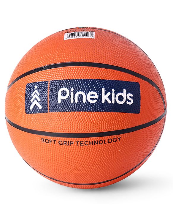 Pine Kids Size 7 Basketball - Orange