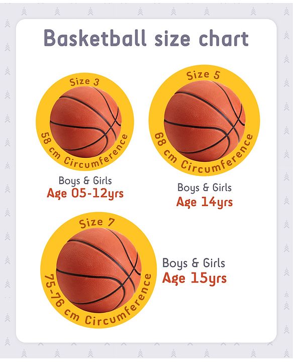 Pine Kids Size 7 Basketball - Orange