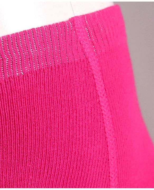 Cute Walk by Babyhug Antibacterial Solid Footed Tights - Pink