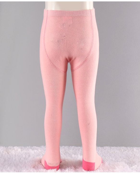 Cute Walk by Babyhug Antibacterial Solid Footed Tights Pack of 2 - Pink