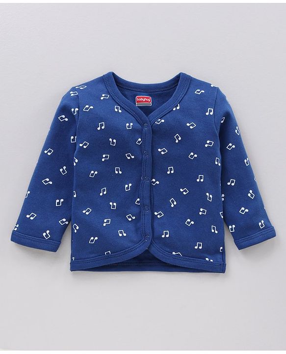 Babyhug Full Sleeves Vests Multi Print Pack Of 5 - Multicolor