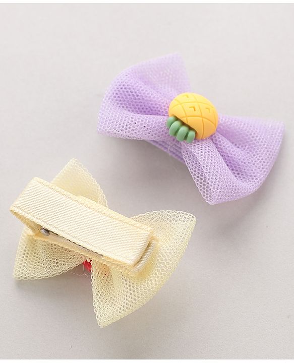 Babyhug Hair Clips & Rubber Band Combo - Multicolor