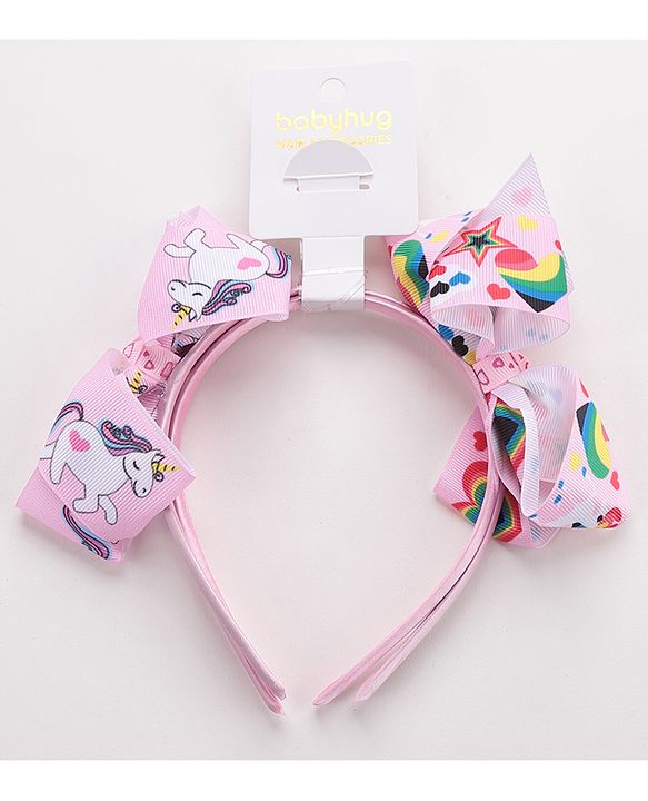 Babyhug Hair Bands- Pink