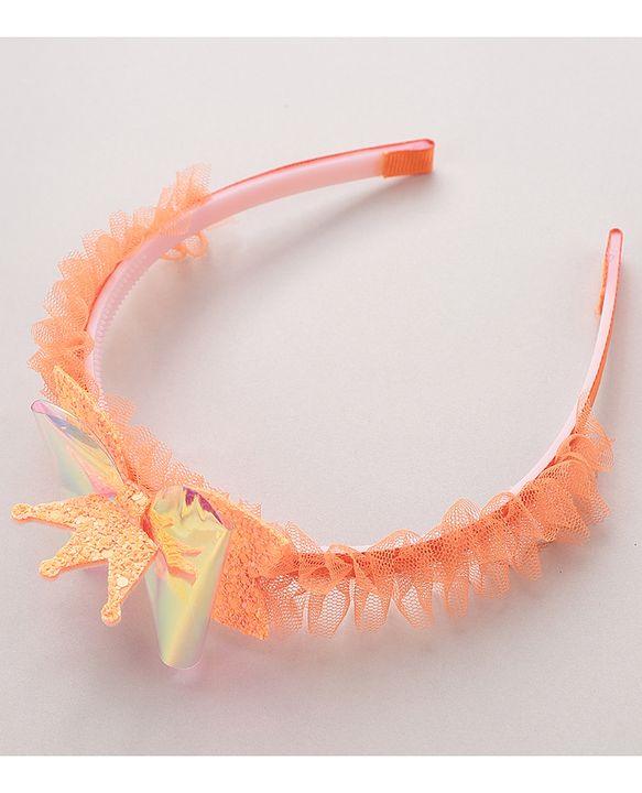 Babyhug Hair Bands- Red & Orange