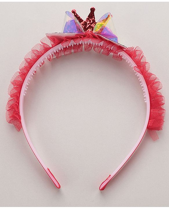 Babyhug Hair Bands- Red & Orange