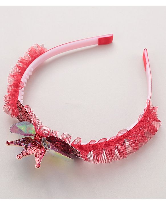 Babyhug Hair Bands- Red & Orange