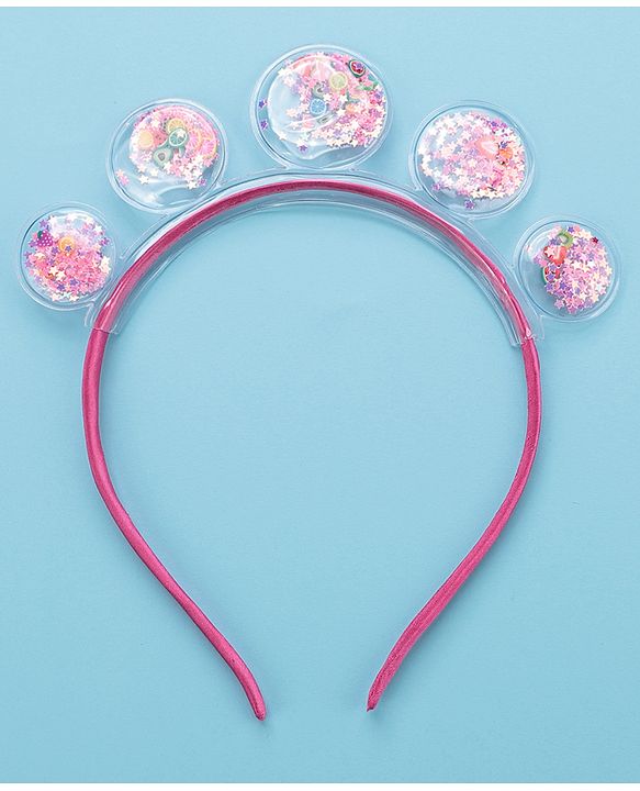Babyhug Hair Bands- Red & Fuschia