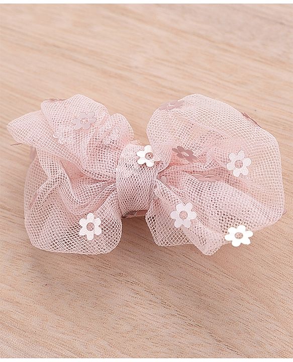 Babyhug Hair Pins And Clips Sequin Detailing Set of 2-  Pink