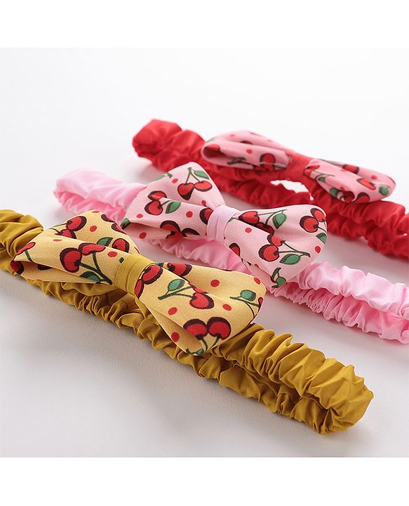Babyhug Headbands Set of 3 - Multicolor