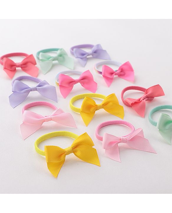 Babyhug Free Size Rubber Bands Set of 12 - Multicolour