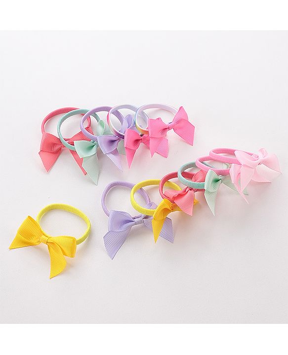 Babyhug Free Size Rubber Bands Set of 12 - Multicolour