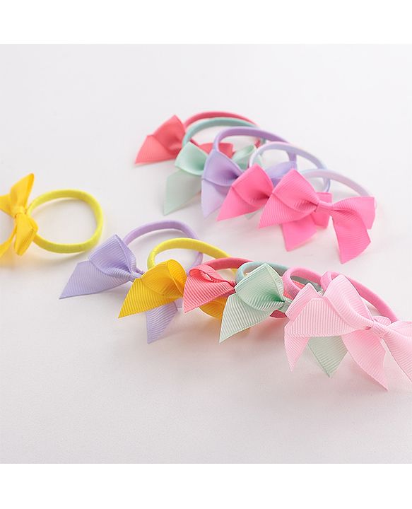 Babyhug Free Size Rubber Bands Set of 12 - Multicolour