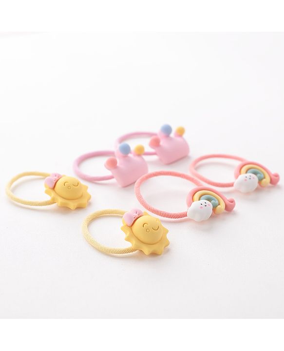 Babyhug Rubber Bands Pack of 6 - Multicolor