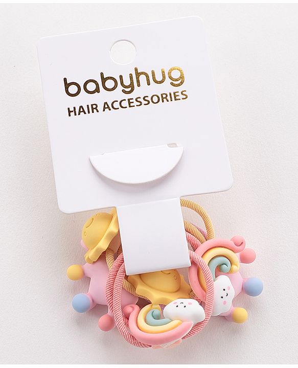 Babyhug Rubber Bands Pack of 6 - Multicolor