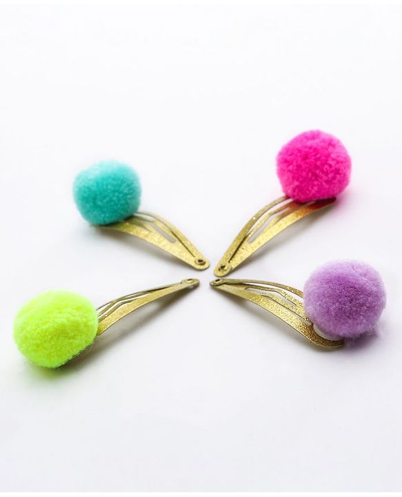 Babyhug Snap Clips Free Size Pack Of 8 - Multicolor