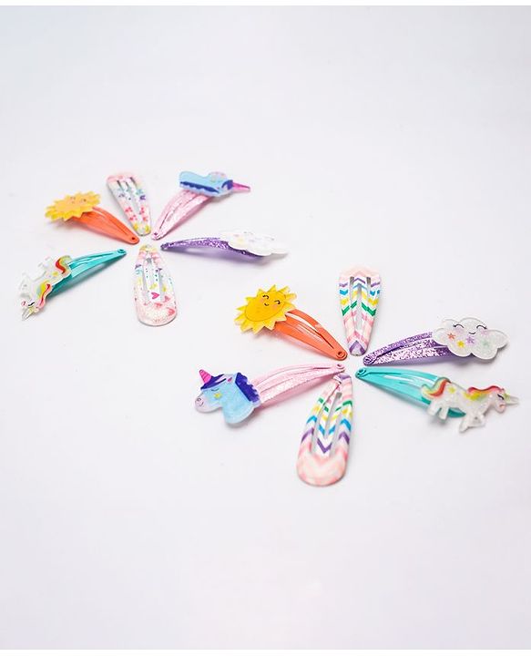 Babyhug Snap Clips Pack of 12 - Multicolor