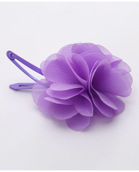 Babyhug Flower Applique Snap Clips Pack of 6 - Multicolor