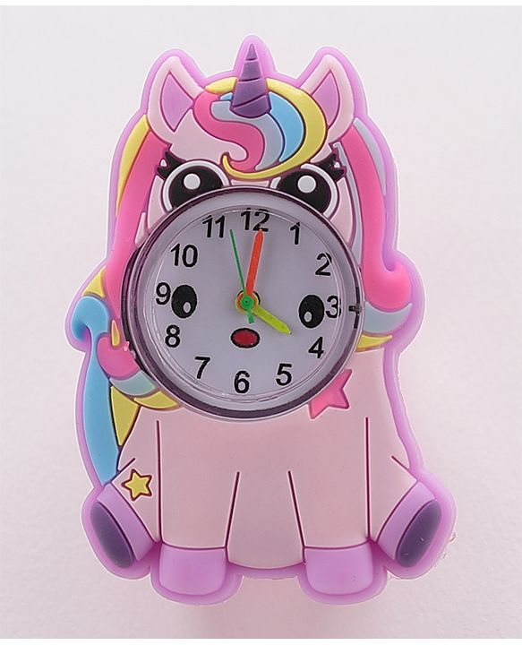 Babyhug Free Size Analog Watch - Dark Pink