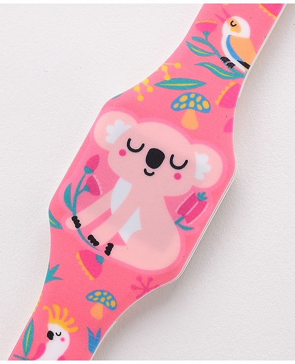 Babyhug Free Size Digital Watch Animal Design - Multicolour