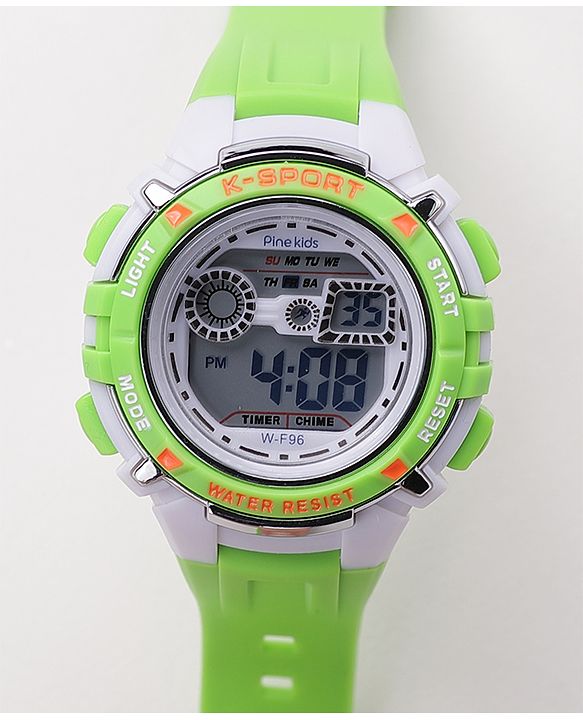 Pine Kids Digital Watch - Green