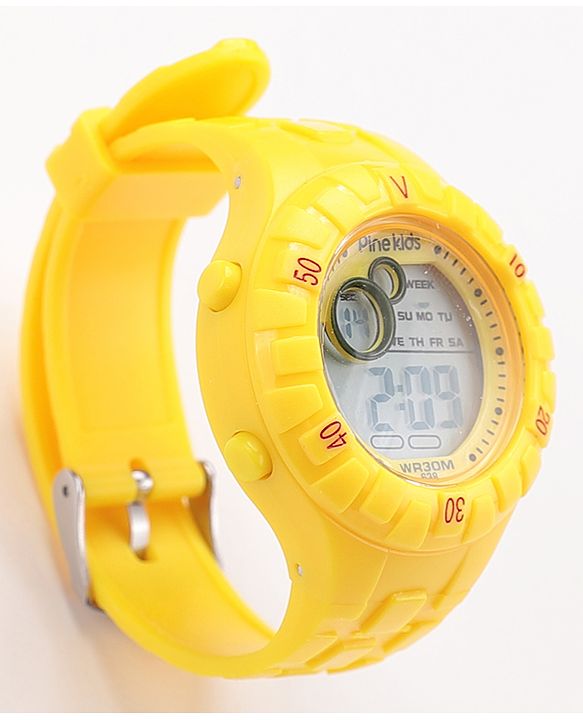 Pine Kids Digital Watch - Yellow