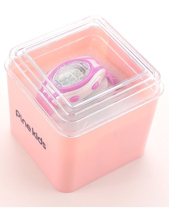 Pine Kids Digital Watch Free Size Girl- Purple