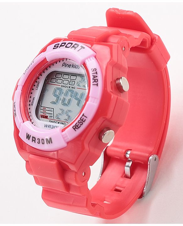 Pine Kids Digital Watch - Red