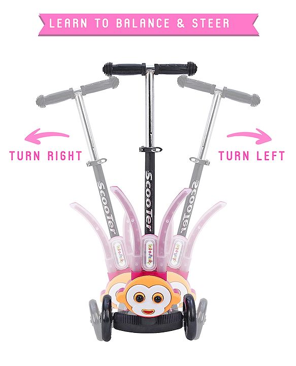 Babyhug Celerity Kids Kick Scooter - Pink