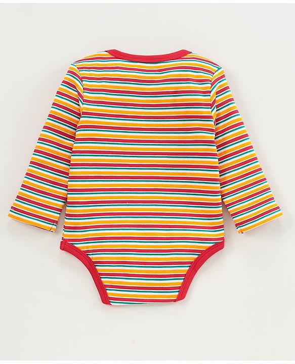 Babyhug 100% Cotton Onesie Multi Print Pack of 3 - Multicolour