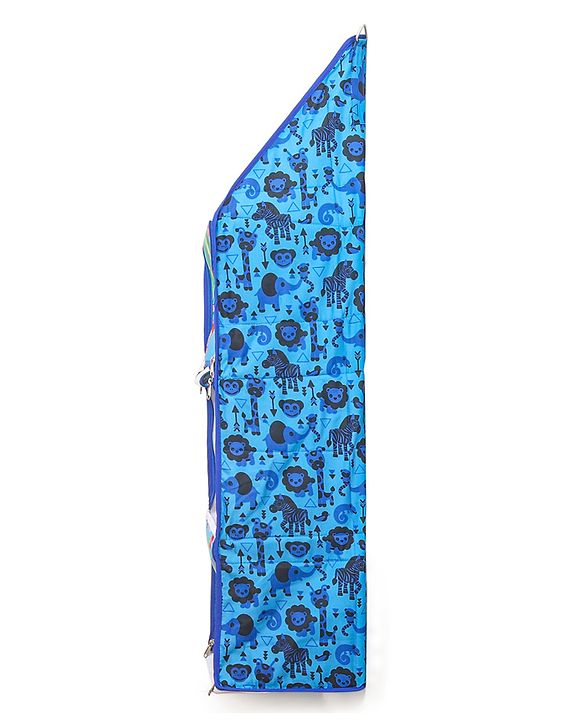 Babyhug Multipurpose Foldable Hanging Organizer Jungle Baby Print - Blue