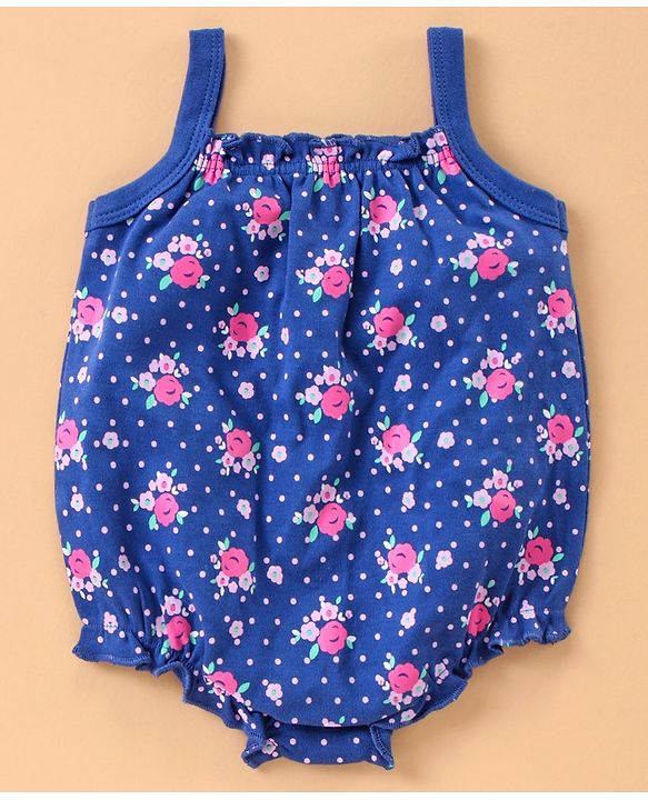 Babyhug 100% Cotton Singlet Onesies Pack of 3 - Multicolor